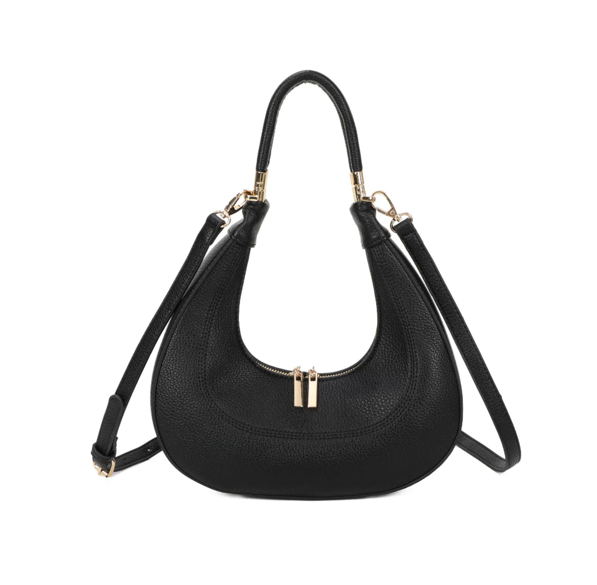 【YUNSE】25ss Half Moon Stud Shoulder Bag BAG & SHOES - BAG & SHOES - 윤세 (YUNSÉ)